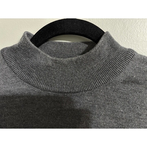 Tricots St Raphael Platinum Gray sweater Merino Wool Silk-Cashmere Men’s large - Picture 5 of 14
